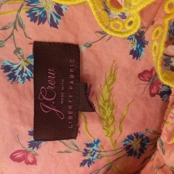 J. Crew Liberty of London poplin ruffle top - Picture 2 of 4